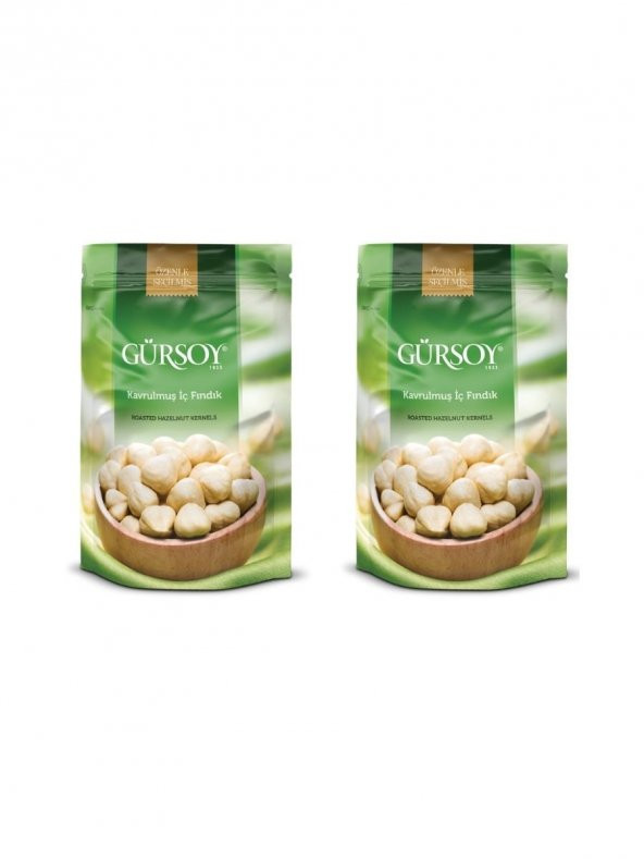Gürsoy Kavrulmuş İç Fındık Doypack 150 g 2li Paket