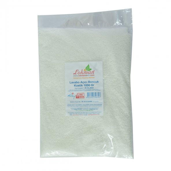 Lavabo Açıcı Boncuk Kostik 1000 Gr Paket - 4