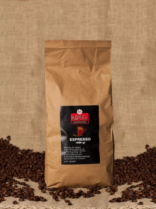Kökel Espresso Blend Çekirdek Kahve 1 KG