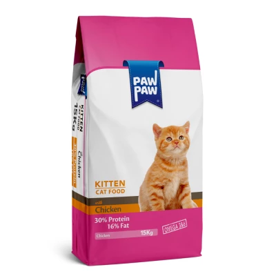 Paw Paw Tavuk Etli Yavru Kedi Maması 15 Kg