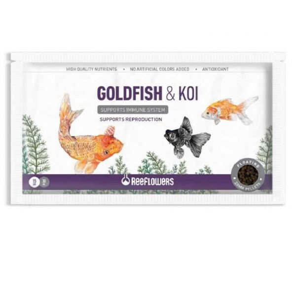 ReeFlowers Goldfish ve Koi Balık Yemi 15 Gr