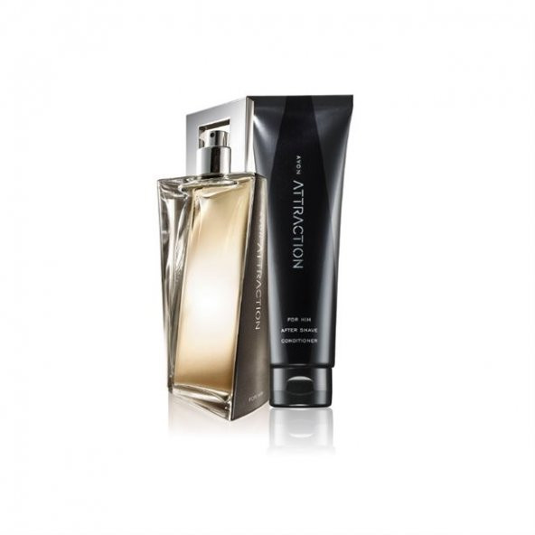 Avon Attraction Erkek EDT 75 ml + Tıraş Losyonu 100 ml Set - 1