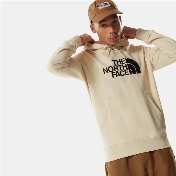 The North Face Light Drew Peak Hoodie Erkek Kapüşonlu Sweatshirt Bej ürün görseli 1