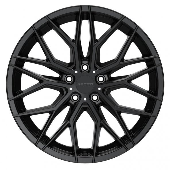 Valencia ARC-19141-41 5x19"-5x108 ET37 73.1 Glossy Black Jant (4 Adet) - 2