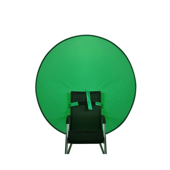 Arka Plan Düzenleme Çekim Perdesi Yeşil Sandalye Arkası Sabitlenebilir Canlı Yayın Perdesi Greenbox