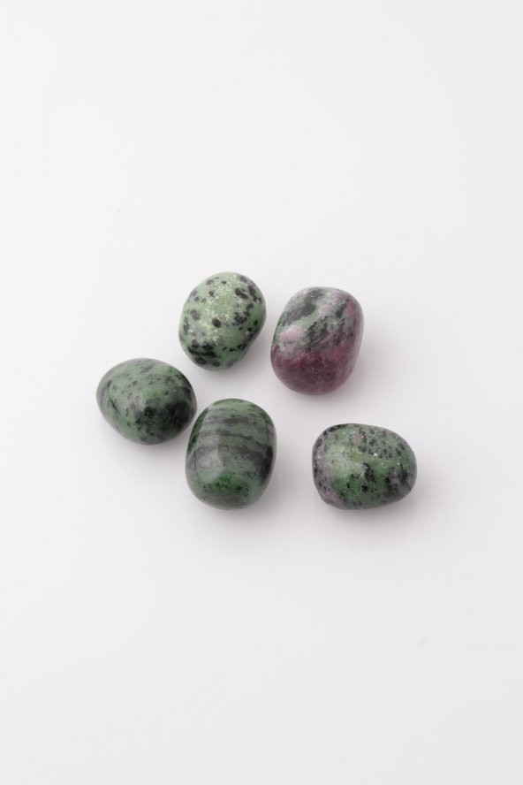 Anyolit Doğal Taş Tamburlanmış Parça - Tımbıl - 2