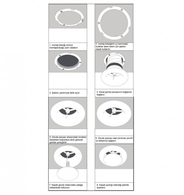 AFS 100 Smart Pvc Gemici Anemostad Raksan 152 x Q 99 mm ABS Plastik AGMair Agm Havalandırma - 3