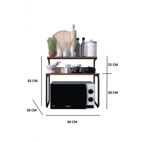 Minifırın Dolabı Mutfak Rafı