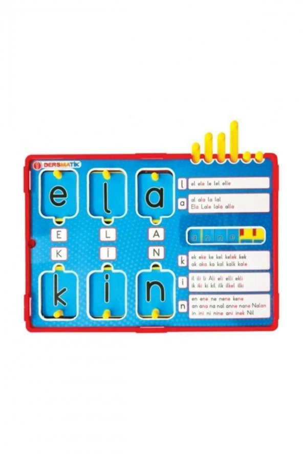 Yükselen Zeka Yayınları Dersmatik Okumayı Öğreten Set-oyuncak (ilk Okuma Yazma, Kodlama, Dikkat Geliştirme) (7 Kitap) - 2