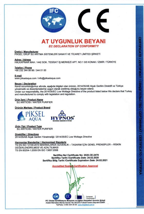 Piksel Aqua Su Arıtma Cihazı Quick Shut Off Valve - 3