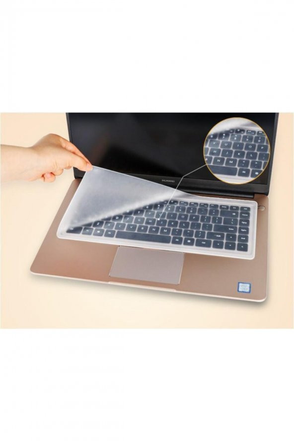 emrebilisim 2 Adet Şeffaf Laptop Notebook Dizüstü Pc Bilgisayar Klavye Koruyucu Silikon 15,6 Inc Hdx8251(HD3217) - 2