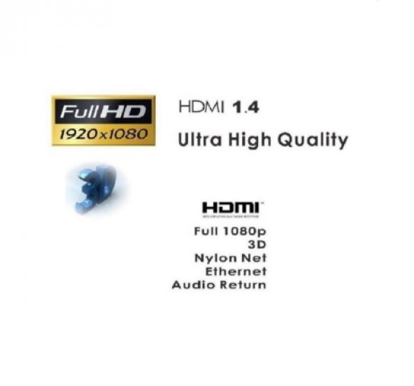 Concord Hdmi Kablo 1.5 Mt Metre Çelik Sargılı Full Hd Kablo - 2