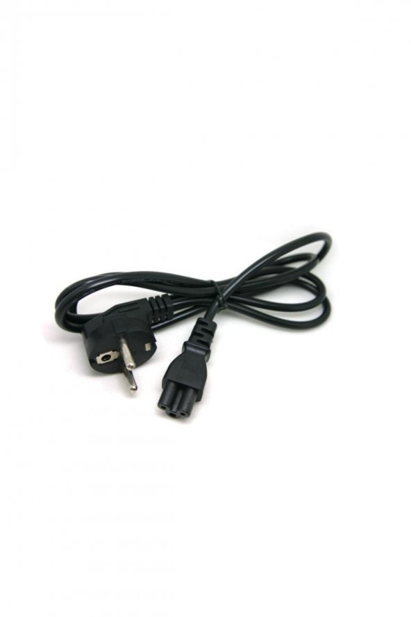 gürcantech Power Kablosu Laptop Pc Bilgisayar Notebook Adaptör Yonca Kablo Güç Kablosu Yonca Şeklinde 1,5 Metre - 2