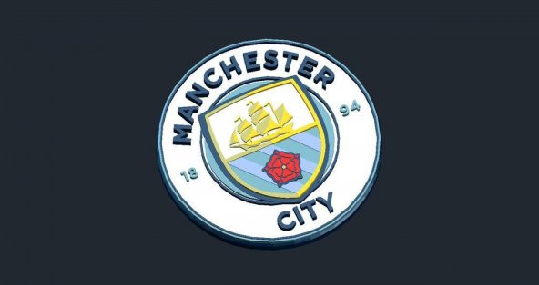 Manchester City Fc-Logo Plastik Aparat - 1