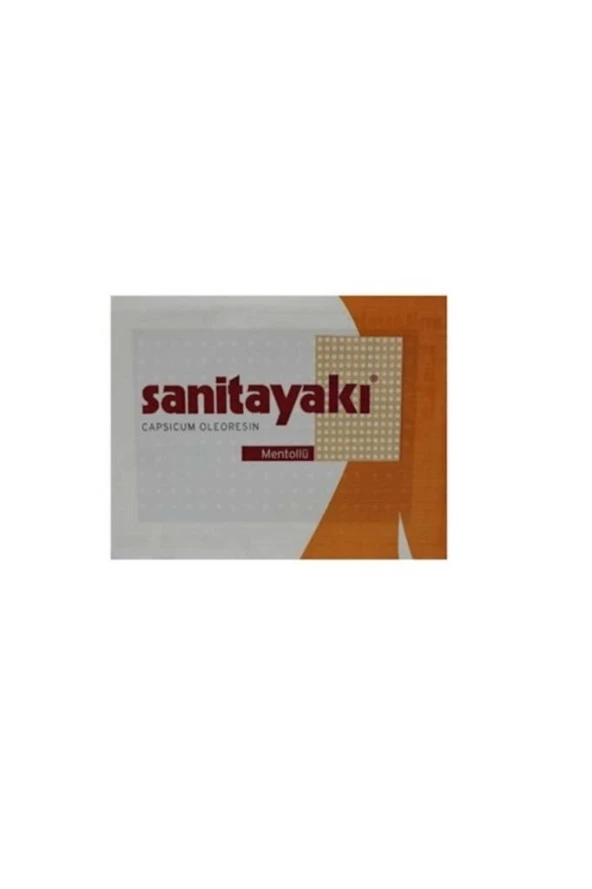 SANİTA CAPSİKUMLU ,MENTOLLU YAKI ISI BANDI 1 ADET