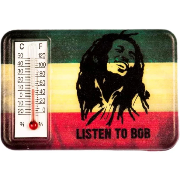 Bob Marley Jamaika Temalı Dereceli Magnet