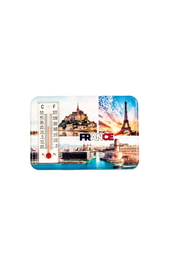 Fransa Temalı Dereceli Magnet - Resim 3