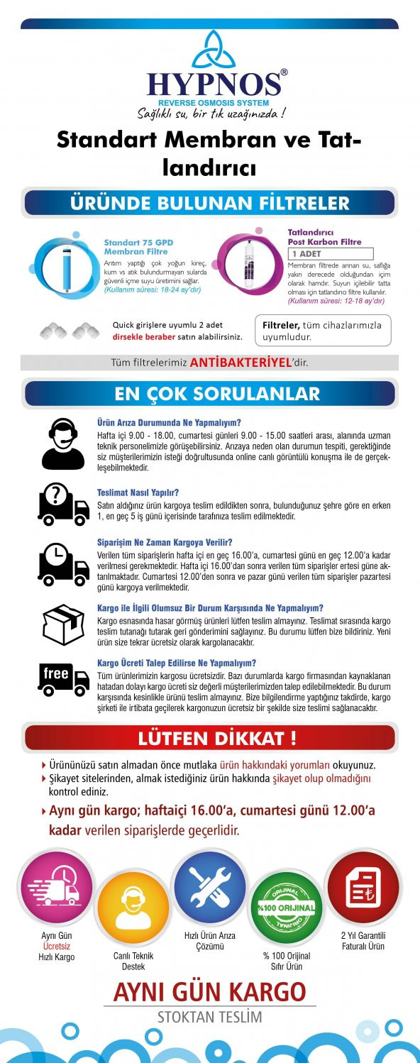 Hypnos Tatlandırıcı Filtre ve Standart Membran Dirsekli(HYPMUH0067) - 5