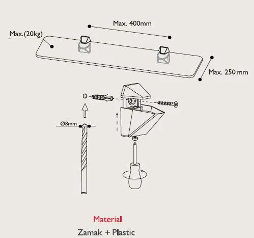 Raf Tutucu 3-22mm (2 Adet) - 4