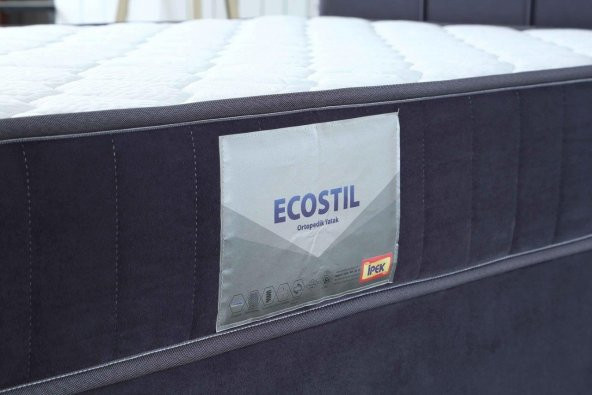İpek Mobilya Alto Set ( Baza + Başlık + Yatak ) Renk ANTRASİT 90x190 - 5