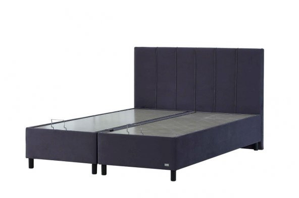 İpek Mobilya Alto Set ( Baza + Başlık + Yatak ) Renk ANTRASİT 150x200 - 2