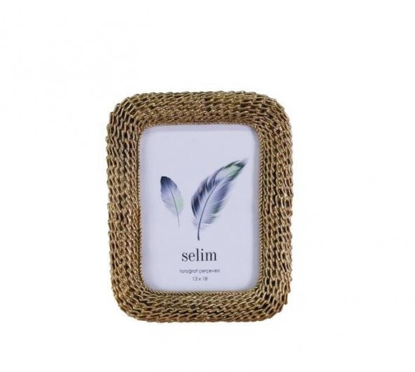 Crearthome  Chain Çerçeve Altın 13x18 cm SCRV117ALT84RS - 2
