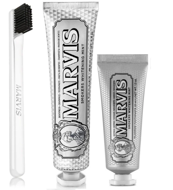 Marvis Smokers Mint 3'lü 85 ml + 25 ml + Marvis Yumuşak Diş Fırçası ürün görseli