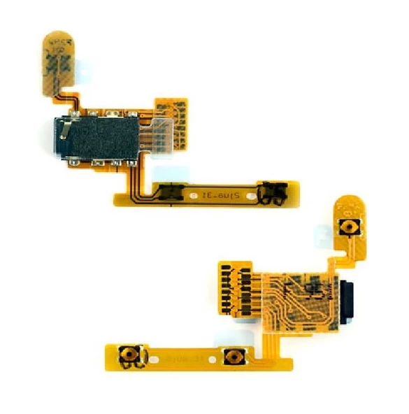 Nokia 3600s (Slide) Kulaklık Soketi Yan Ses Tuş Film Volume Flex