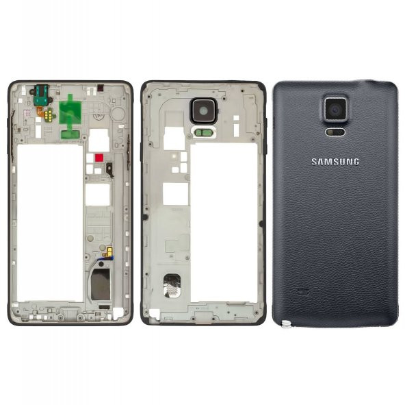 Samsung Galaxy Note 4 N910 Kasa Kapak - Siyah