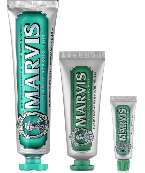 Marvis Klasik Extra Nane 3'lü 85 ml + 25 ml + 10 ml