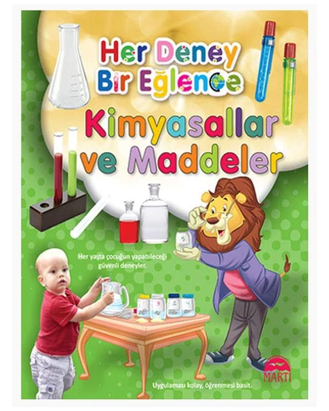 Her Deney Bir Eğlence Kimyasallar ve Maddeler Martı Çocuk