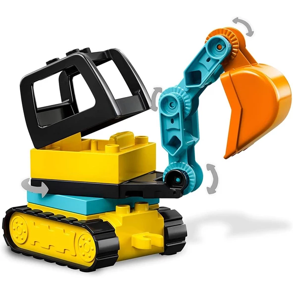 Orjinal Lego Duplo Town Kamyon Ve Paletli Kazıcı Lego Duplo Serisi 10931 - 5