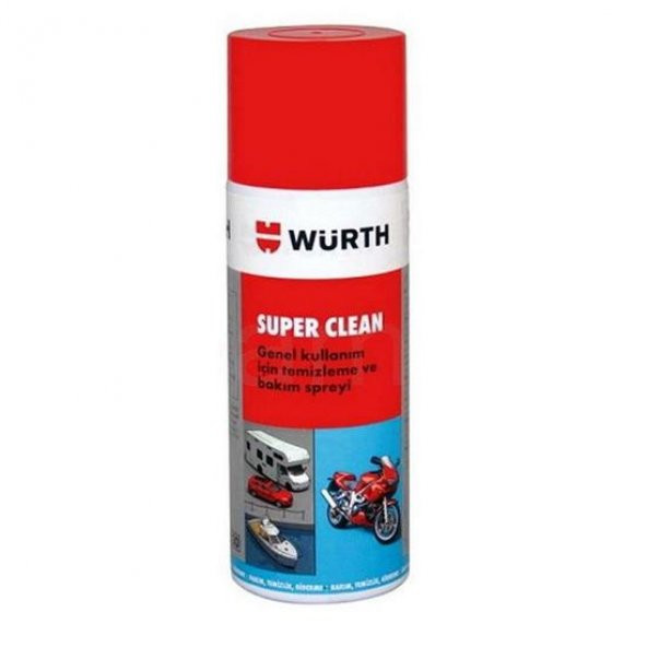 Würth Super Clean Genel Temizlik Spreyi 400 Ml