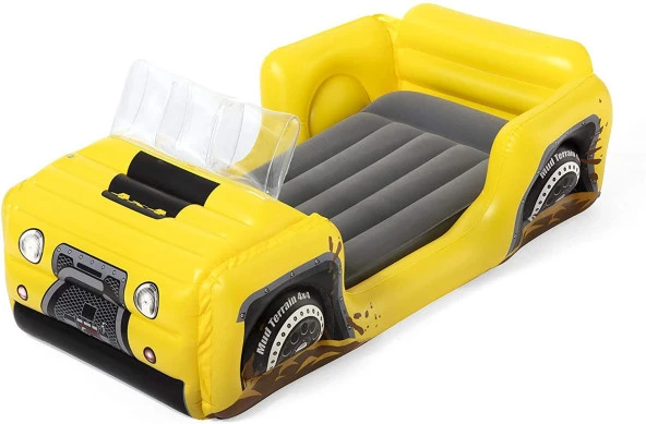Bestway 67714, 4X4 Jeep Temalı, Şişme Çocuk Yatağı - 2