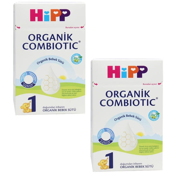 Hipp 1 Organik Combiotic 800 gr Bebek Sütü 2 ADET