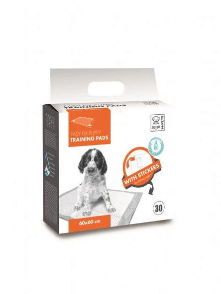 10163201 M-PETS YAPIŞKANLI KÖPEK ÇİŞ EĞİTİM PEDİ 60X60CM 30LU