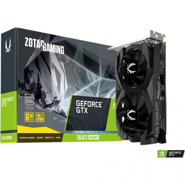 Zotac Gtx 1660 Super Gddr6 6gb 192BIT Nvidia Geforce DX12 Ekran Kartı ZT-T16620F-10L - 1