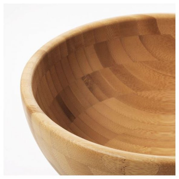 Bambu Servis Kasesi Ölçü 20 Cm IKEA Bambu Kase-Adet - 3