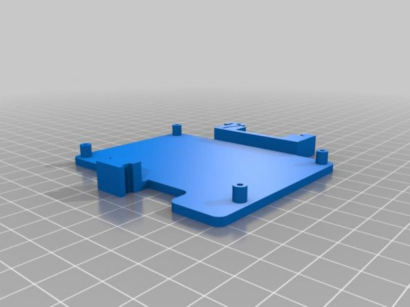 Odroid Xu4 Din-Rail Montaj Plastik Aparat