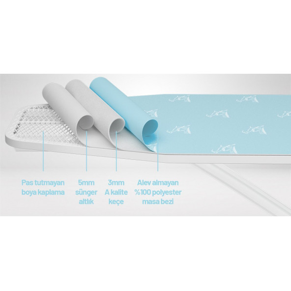 Gazzella Sm Gzm 800 Ds Duty Standart Ütü Masası - 3