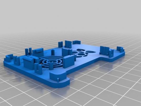 Canakit Case Lid For Ahudu Pi 4 Gpio Açılış Ve Fan Tutucu İle Plastik Aparat