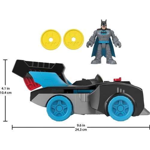 Imaginext Bat-Tech Batmobil Batwinge Dönüşen Batmobil imaginext Işıklı Batman Figür ve Arabası - 5
