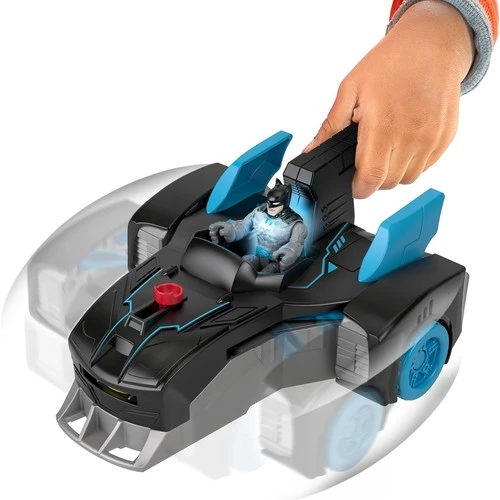 Imaginext Bat-Tech Batmobil Batwinge Dönüşen Batmobil imaginext Işıklı Batman Figür ve Arabası - 4