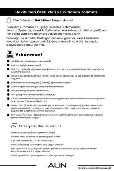 Alfie Erkek Siyah Hakiki Deri Yelek - 6