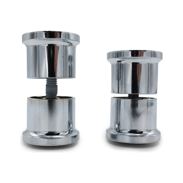 Krom Duşakabin Kolu Abs Üzeri Krom Kaplama 10 mm Bir Çift Cam Kabin Kolu - Resim 3