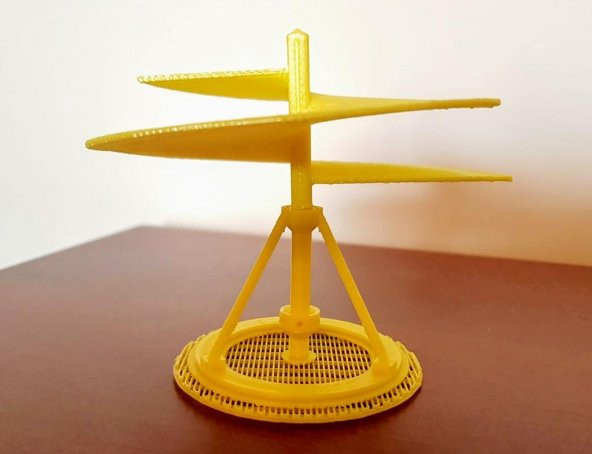 Hava Vidası (Leonardo Da Vinci) Plastik Aparat - 1