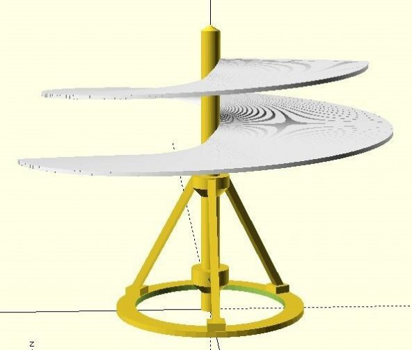 Hava Vidası (Leonardo Da Vinci) Plastik Aparat - 2