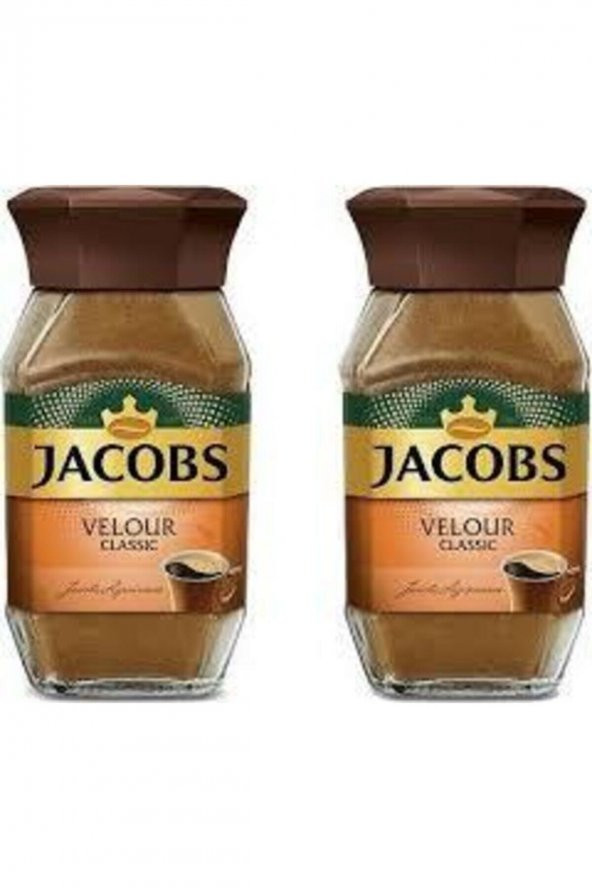 Jacobs Velour Klasik Kahve 2 Adet 95 G