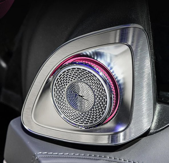 W223 2021+ IŞIKLI BURMESTER KÖŞE HOPARLÖR KAPAĞI SETİ 64 RENK - 3