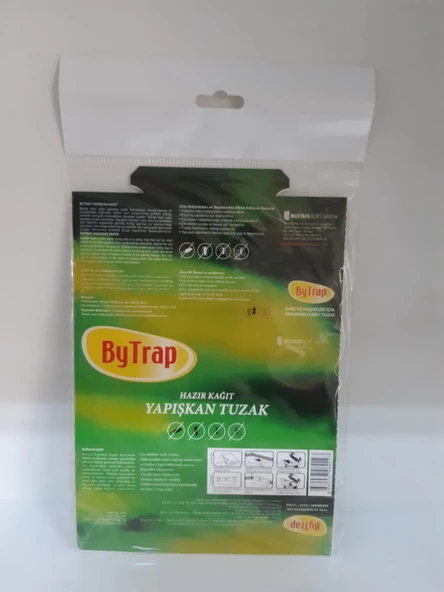 Bytrap Hazır Kağıt Yapışkan Tuzak | 1 Pakette 2 Adet Yapışkan